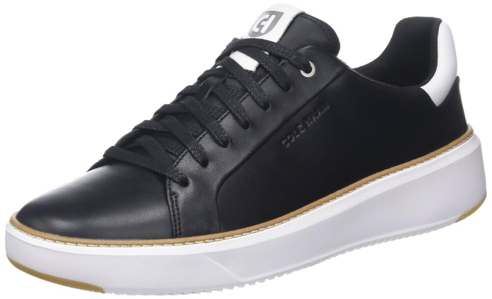 Cole Haan Mens Grandpro Topspin Sneaker, Black, 10-W US